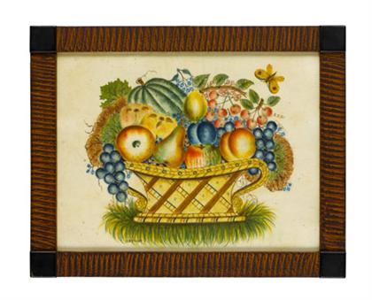 Appraisal: David Ellinger - theorem basket of fruit Signed D Ellinger