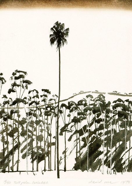 Appraisal: David Rose born Tall Palm Ourimbah etching titled and signed