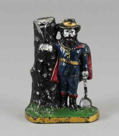 Appraisal: CAPTAIN KIDD STILL BANK C cast iron depiction of Captain