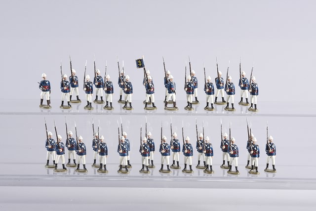 Appraisal: A similar lot of metal figures representing French Infantry Indo-China