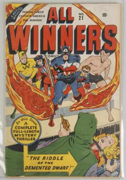 Appraisal: All Winners Comic No Description This desirable issue features a