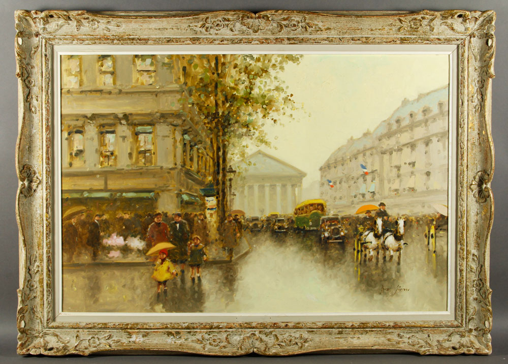 Appraisal: - Gisson Paris O C Andre Gisson Paris oil on