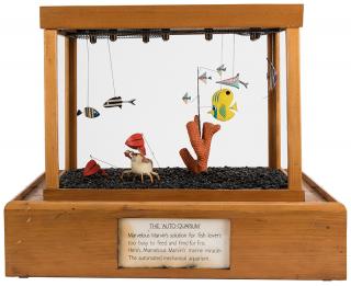 Appraisal: The Auto-Quarium Automaton American ca s Electric aquarium automaton featuring