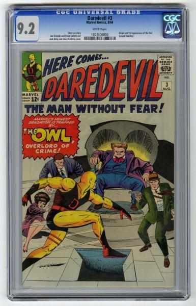 Appraisal: Daredevil CGC Marvel Comics Stan Lee story with Joe Orlando