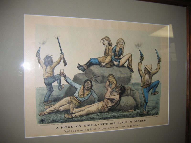 Appraisal: CURRIER IVES PUBLISHERS A HOWLING SWELL - WITH HIS SCALP