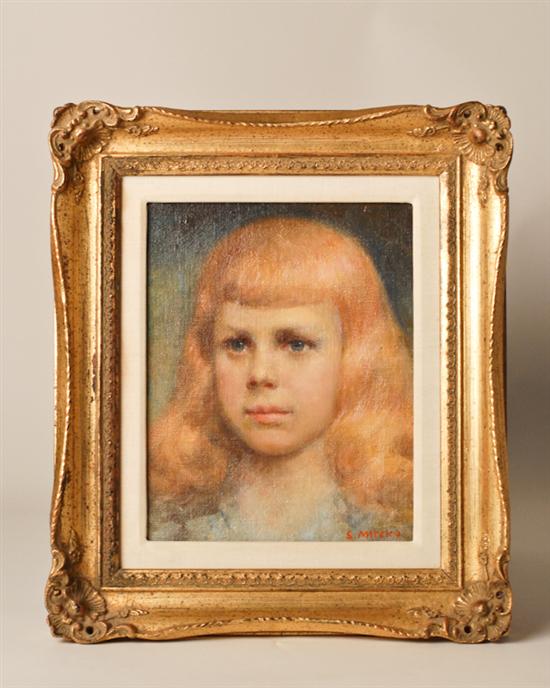 Appraisal: Samuel Mirsky - Russia New York Portrait of a Young