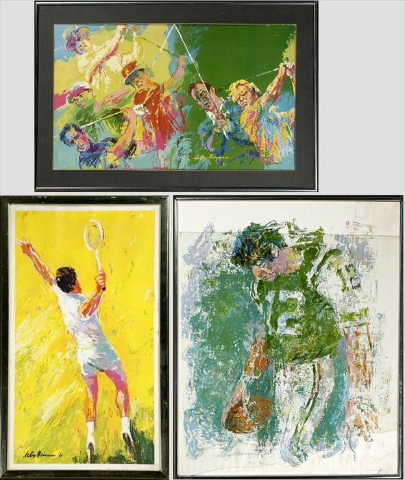 Appraisal: Three LeRoy Neiman Prints Framed largest x in sight