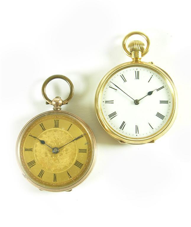 Appraisal: An ct gold keyless lever watch