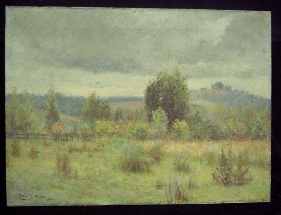 Appraisal: Walter J AndersonLandscape Near Bowral New South Walessignedoil on canvas