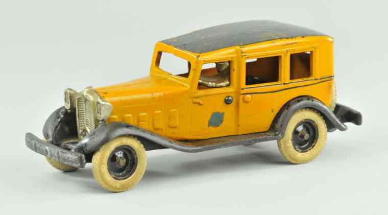 Appraisal: ARCADE CHECKER CAB This rare cast iron example is painted