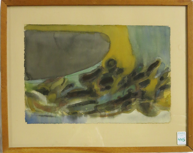 Appraisal: HENRY KOWERT WATERCOLOR ON PAPER Oregon - Clouds Image measures