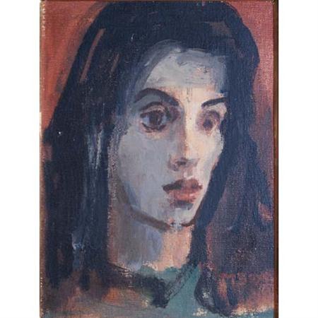 Appraisal: Moses Soyer American - Portrait of a Woman Estimate -