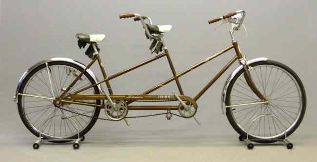 Appraisal: c 's ''Schwinn-Twinn'' female female tandem middleweight Outstanding original cond