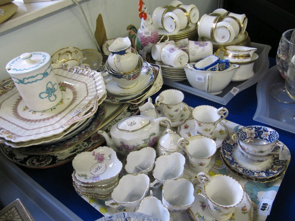 Appraisal: Lot comprising three trays of assorted tea dinnerwares - Spode