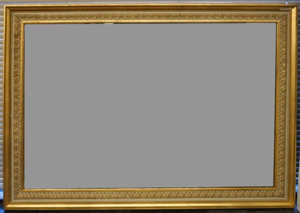 Appraisal: NEOCLASSICAL STYLE GILT GESSO MIRROR FRAME X IN X CM