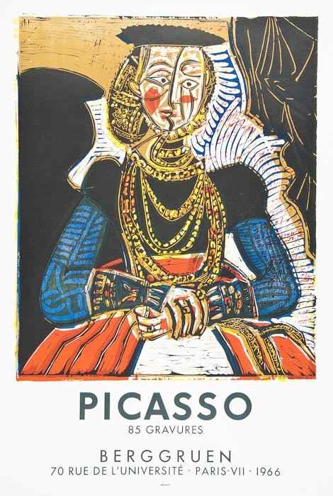 Appraisal: Pablo Picasso - after Picasso Gravures offset lithographic poster printed