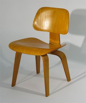 Appraisal: A moulded ply LCW chair designed by Charles Ray Eames