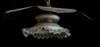 Appraisal: ARTS AND CRAFTS COPPER HANGING LIGHT FIXTURE ATTRIBUTED TO W