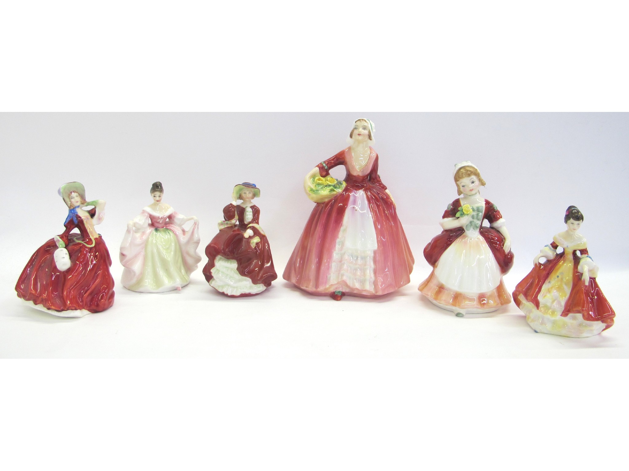 Appraisal: Six Royal Doulton figures marked Top o' the Hill Southern