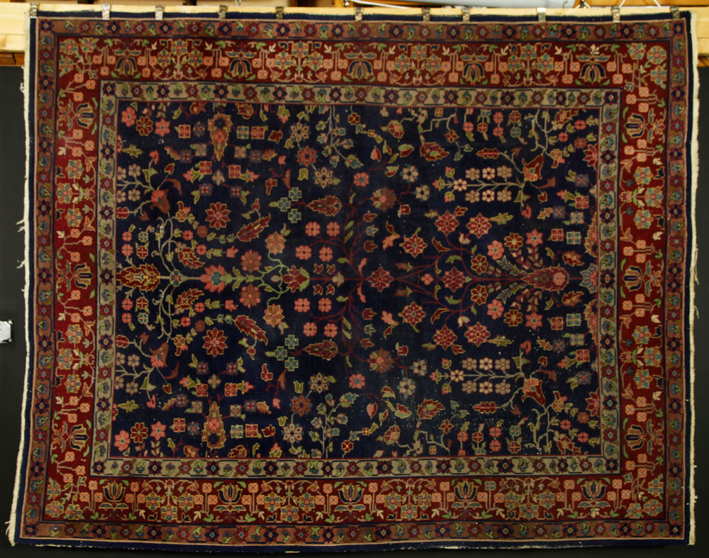 Appraisal: - Sarouk Style Rug Sarouk style rug Persian Indian h