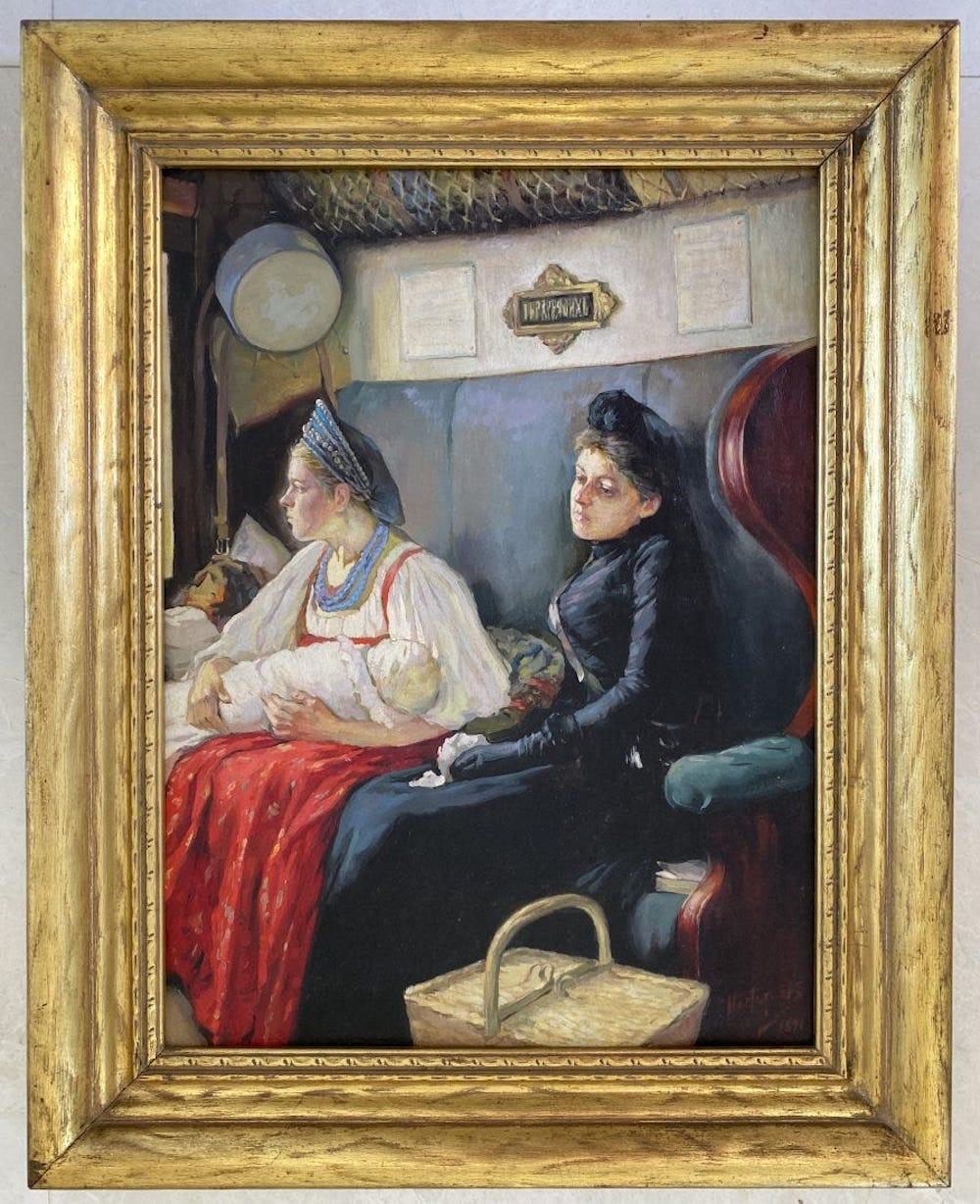 Appraisal: MANNER OF LEONID O PASTERNAK RUSSIAN TH TH CENT Two