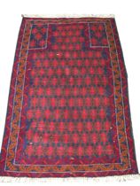 Appraisal: A Baluch Prayer Carpet circa late th Century Carpet features