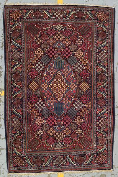 Appraisal: A Dabir Kashan rug Central Persia first quarter th century