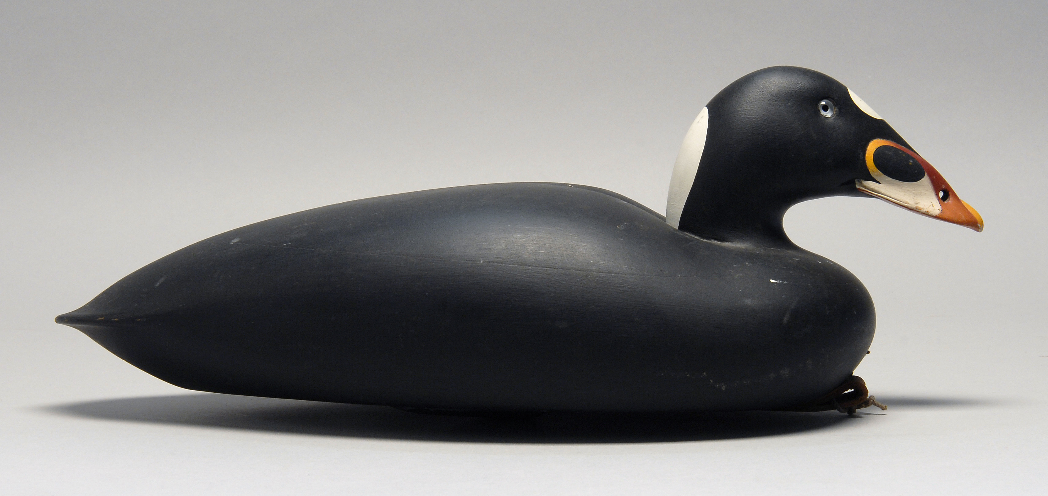 Appraisal: SURF SCOTER DECOY By Keith Mueller of Connecticut Hollow-carved Original