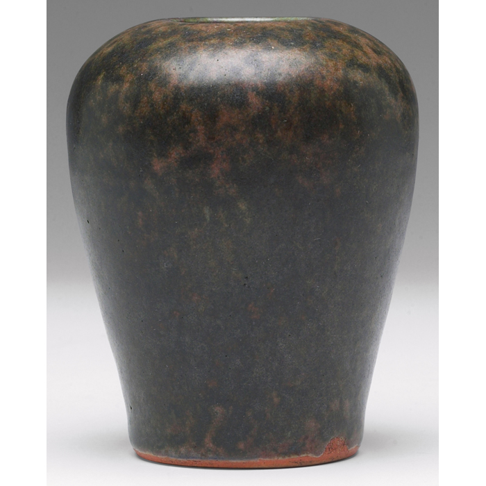 Appraisal: Arts Crafts vase tapering bulbous shape