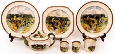 Appraisal: A quantity of Copeland Sons ceramics of Berkeley Hunt interest