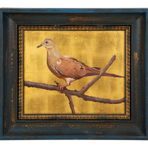 Appraisal: Douglas Ferrin American b Wood Dove oil on panel initialed