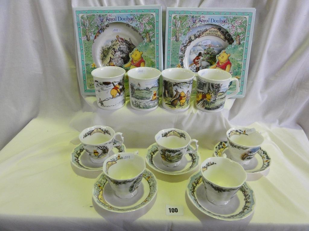 Appraisal: A collection of Royal Doulton teawares and nursery wares from