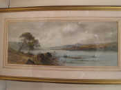 Appraisal: A pair of watercolour riverscapes each signed Edwin Earp each