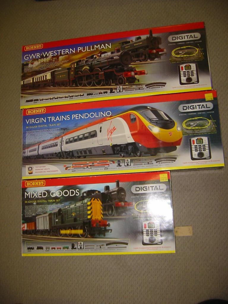 Appraisal: Three Hornby train sets GWR Western Pullman R Virgin Trains