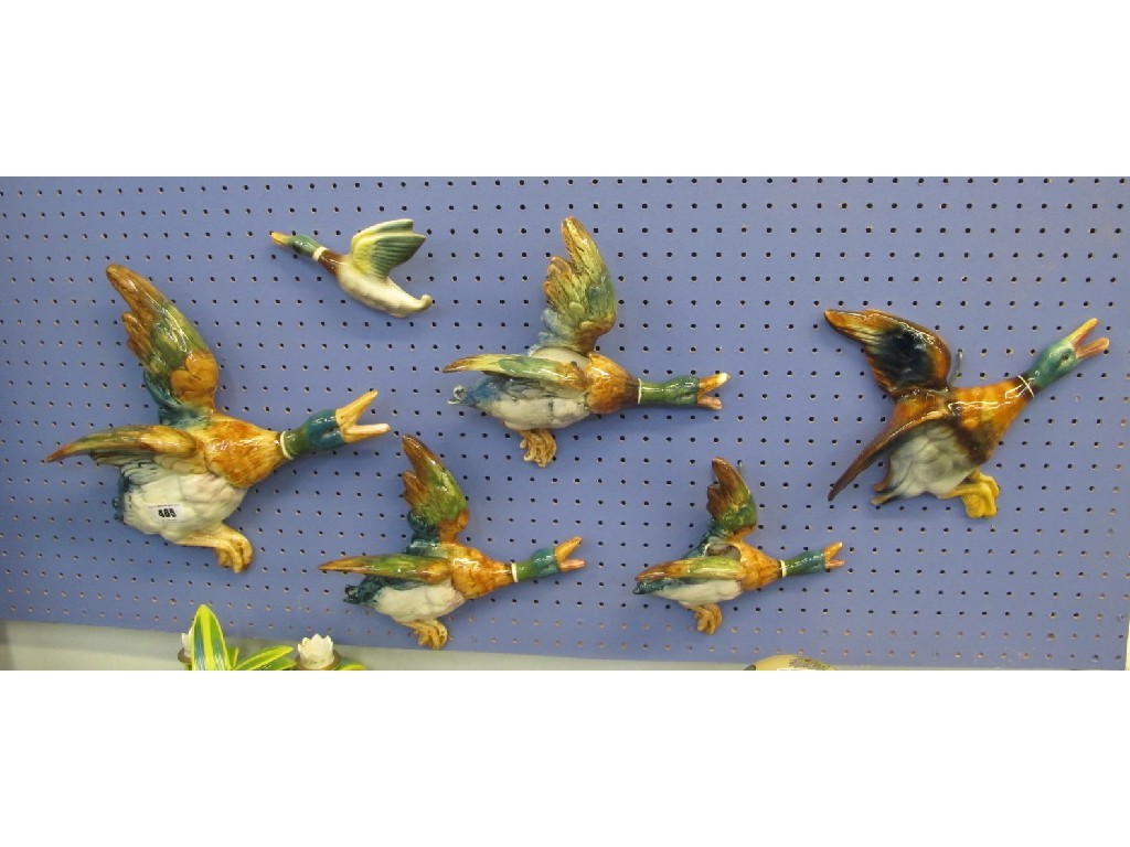 Appraisal: Four Beswick flying ducks and three other ducks