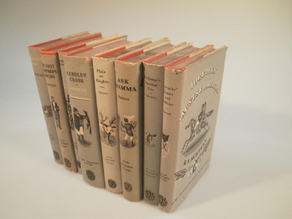 Appraisal: Early Folio Society Books Eight assorted titles by Surtees with