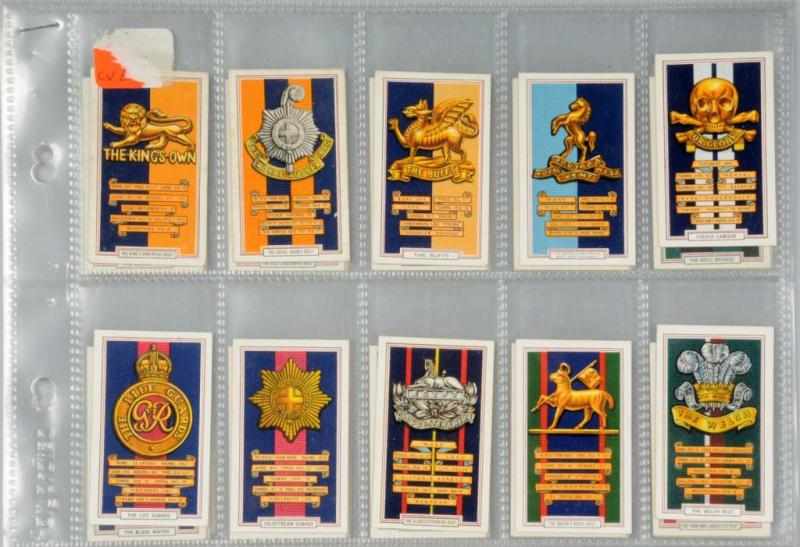 Appraisal: Lot of Military Tobacco Card Sets Description This lot includes