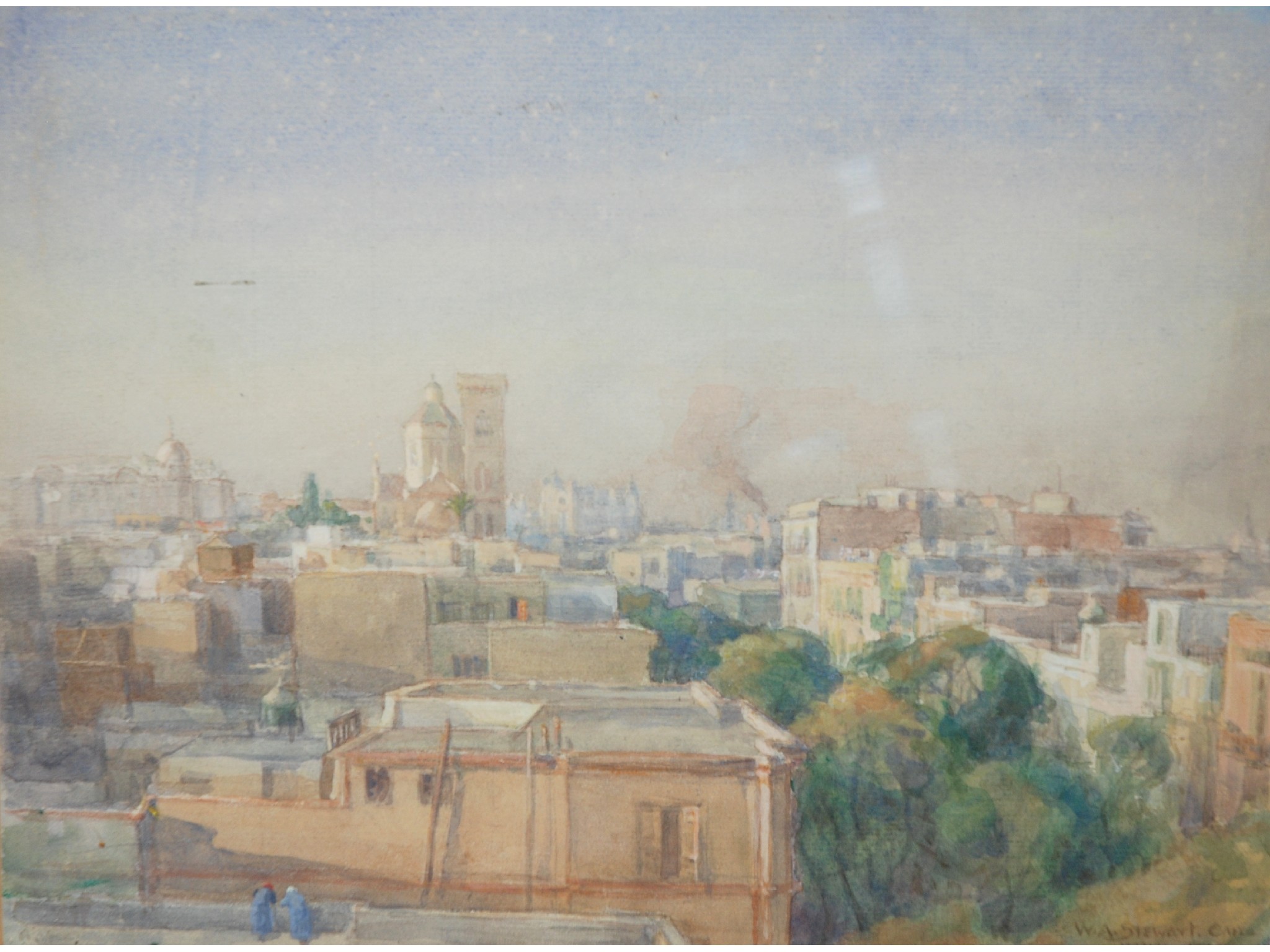 Appraisal: WILLIAM ARNOLD STEWART FRSA British - CAIROWatercolour both signed inscribed