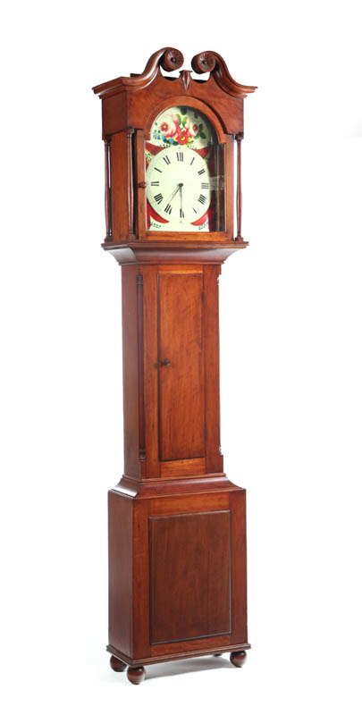 Appraisal: TALL CASE CLOCK Attributed to Caldwell Noble County Ohio nd