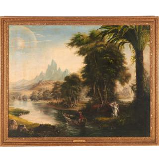 Appraisal: After Thomas Cole painting After Thomas Cole painting After Thomas