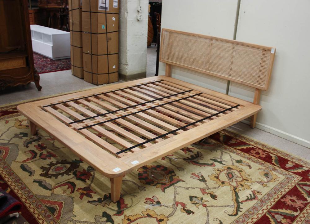 Appraisal: CONTEMPORARY 'MARTE' QUEEN PLATFORM BED WITH ACCESSORIES retailed by Urban