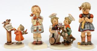 Appraisal: HUMMEL AND OTHER PORCELAIN FIGURES PIECES HUMMEL AND OTHER PORCELAIN