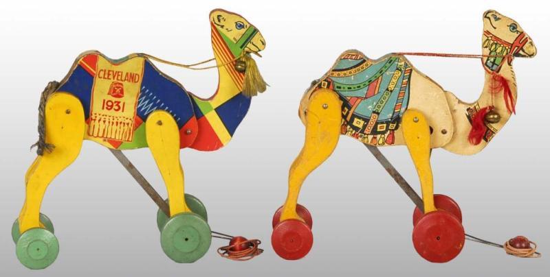 Appraisal: Lot of All-Fair Camel Toys Description Includes one marked Cleveland