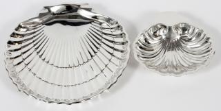 Appraisal: GORHAM REVERE STERLING SHELL DISHES TWO GORHAM REVERE STERLING SHELL