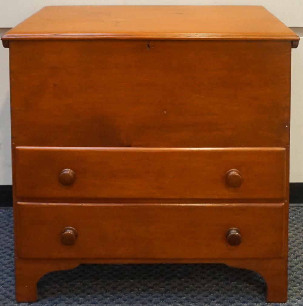 Appraisal: Early American Stained Pine Blanket Chest of Drawers th Century