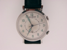 Appraisal: Lecoultre Memovox alarm cal P with two winding crowns in