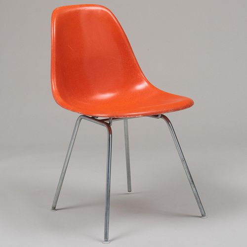 Appraisal: MID CENTURY MODERN PLASTIC AND METAL SIDE CHAIR HERMAN MILLERHerman