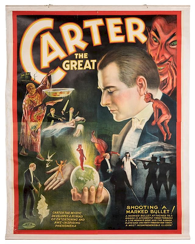 Appraisal: Carter the Great Shooting a Marked Bullet Carter Charles Carter