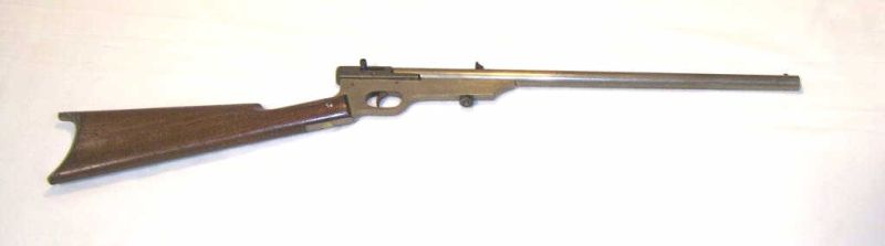 Appraisal: Quackenbush Safety Rifle cal Single shot takedown rifle Nickel plated