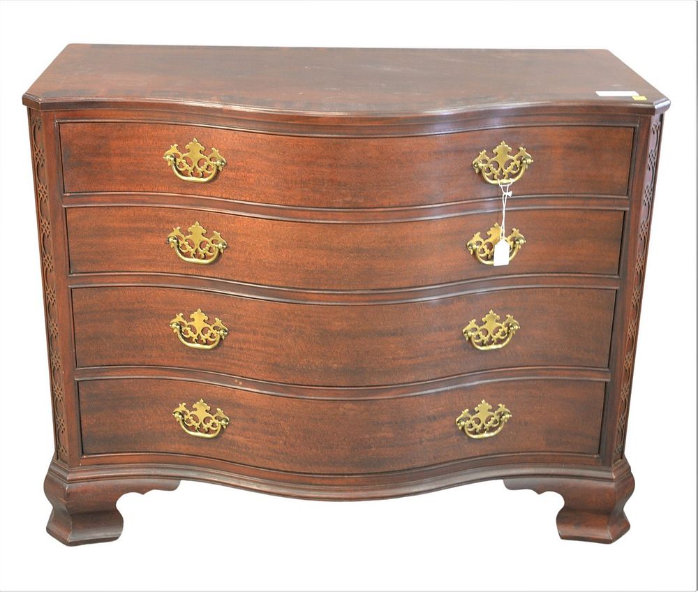 Appraisal: Baker Historic Charleston Collection Chest having reverse serpentine front height